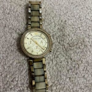 Michael Kors Two-Tone Crystal Watch